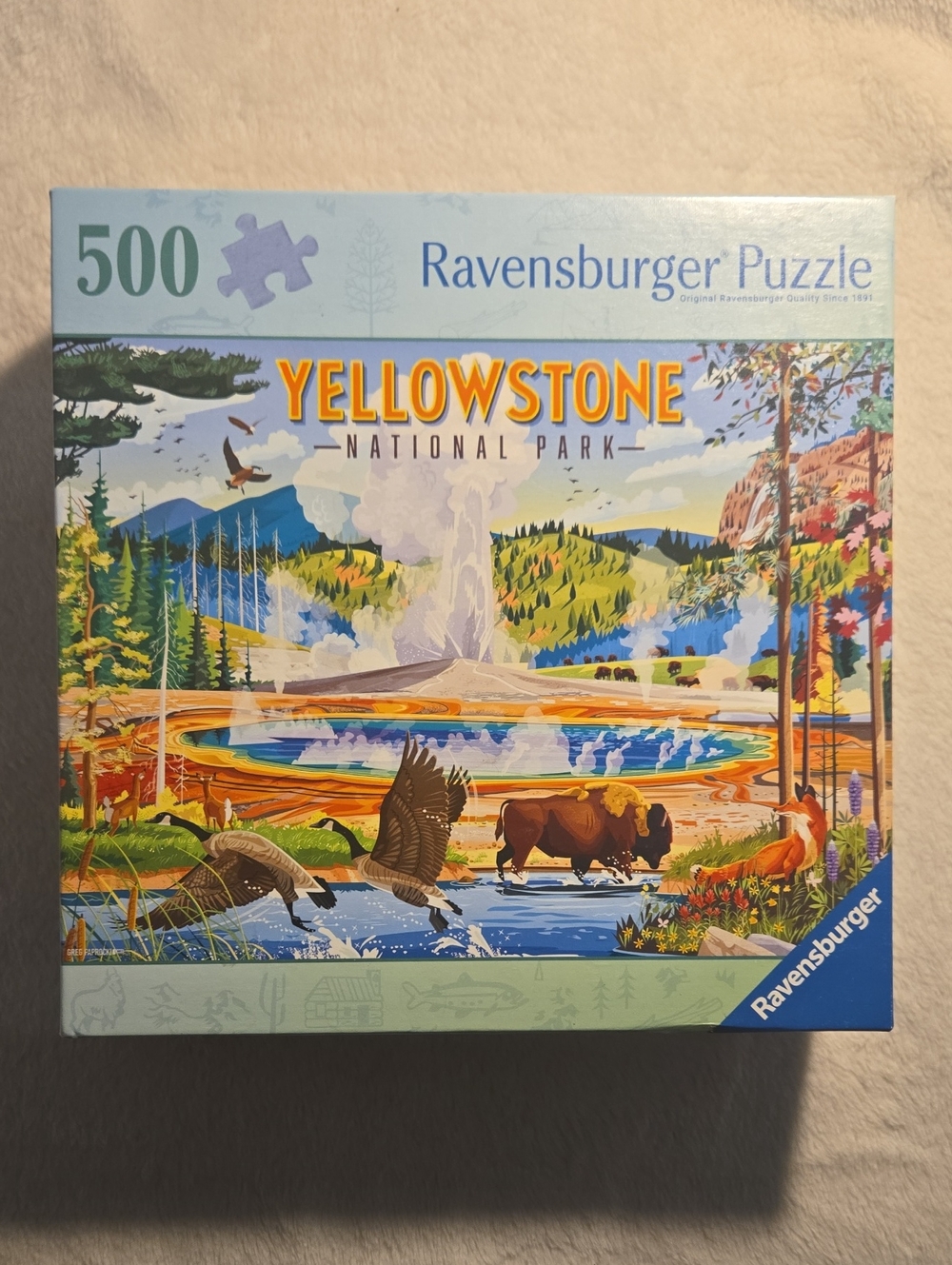 Ravensburger Yellowstone National Park 500 Piece Puzzle